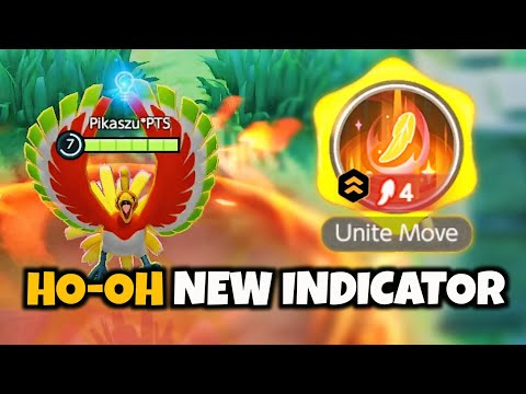 Ho-Oh new Unite Move Indicator in PTS - Pokemon Unite