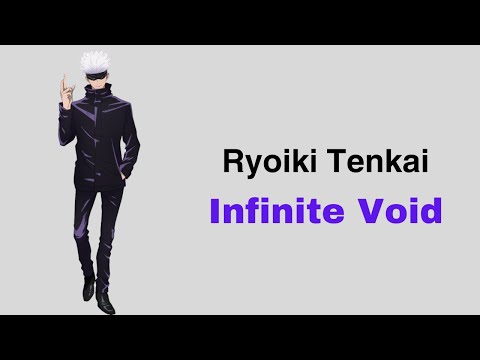 Gojo Saturo - Ryoiki Tenkai (Infinite Void)  -  Jujutsu Kaisen