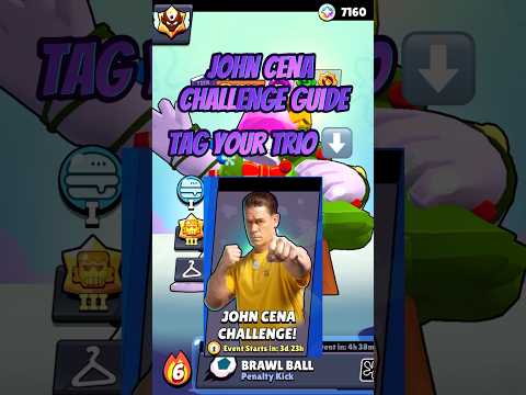 John Cena Challenge Guide 🏆 #brawlstars #challenge #guide