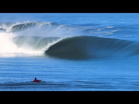 SURFING NAMIBIA! THE INSANE PADDLE OUTS AND RIP CURRENTS ON HUNT FOR THE LONGEST BARREL!