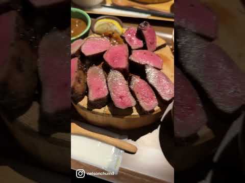 #gyutan and #wagyu on the plate with #cholesterol #roe rice #beeftongue