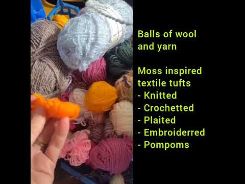 Thank you for all our fabulous donations of #wool #yarn #textiles for #TheMossyCarpet #plymouth #art