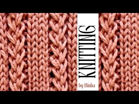 [Bulgarian] A delicate sectional knitting pattern. Нежна ажурна плетка. How to knit.