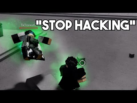 Trash Hacker Loses and Calls me a Hacker?? | The Strongest Battlegrounds