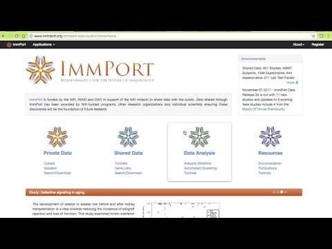 ImmPort Private Data - Data Upload Overview