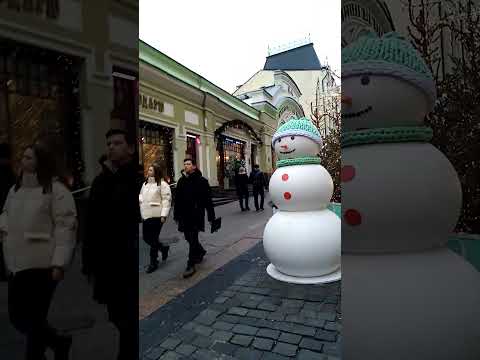 #Кузнецкий_мост_в_снеговиках #декабрь_2024 #shorts #video #news