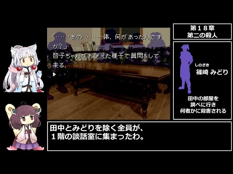 東北姉妹とレトロゲーム #3「かまいたちの夜」part 2/5　推理編