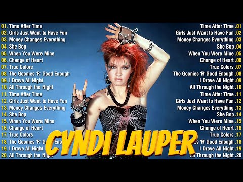 Cyndi Lauper Greatest Hits Full Album - Cyndi Lauper Songs Playlist 2024