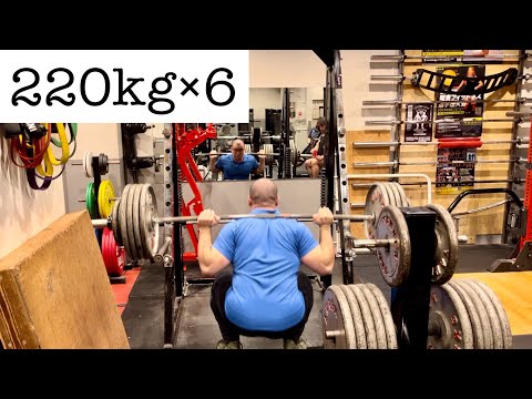 no belt squat / 220kg×6