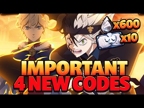 *IMPORTANT* 4 MORE CODES INCOMING TOMORROW! GET 15 FREE PULLS (Official Black Clover M Tournament)