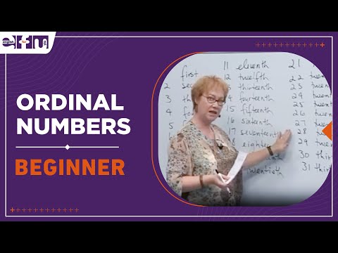 Let's Start English 71 - Lesson 11 / Ordinal Numbers