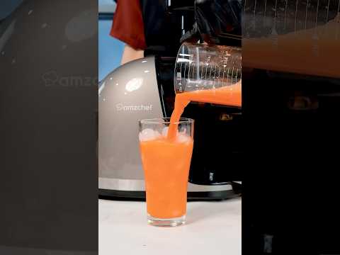 Efficient Juicing with the AMZchef Juicer: 500g Carrots Tested!