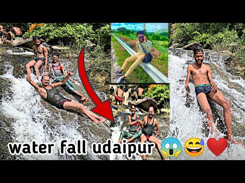 water fall in Udaipur 😱🤗 | udaipurwater fall | enjoy with frds ❤️#waterfall #waterfallphotography