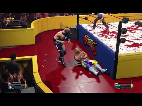 King VS Zangief 2 out of 3 falls Match - WWE2K24