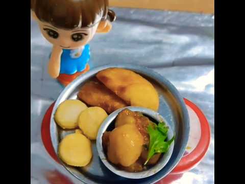 Poori recipe 😋😋#ytshorts #cookinggame #puri#shortsfeed#miniature