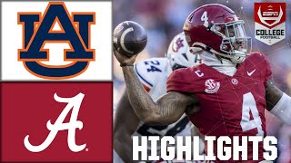 Iron Bowl 🏈 Auburn Tigers vs. Alabama Crimson Tide | Full Game Highlights | ESPN College Football