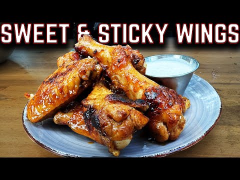 OUR FAVORITE WINGS TO MAKE ON THE GRIDDLE! HOT, STICKY, AND SWEET! EASY "SECRET" RECIPE!