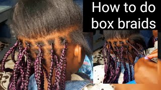 How to braid for beginners // knotless /hairstyles // hairstyles for baby girls // braid hairstyles