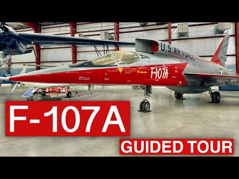 Guided tour around the last F-107A left on display!