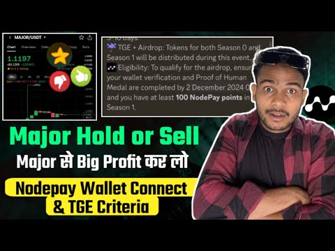 Major Buy करे या Sell Big Profit Tricks || Nodepay Wallet Connect & Airdrop Criteria Updates