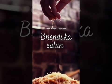 Food is not just fuel; it's an experience | Bhendi salan recipe | 😋 #shorts #recipe