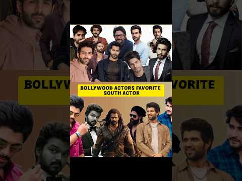 Bollywood Actors’ Favorite South Indian Stars | Their Top Picks Revealed!