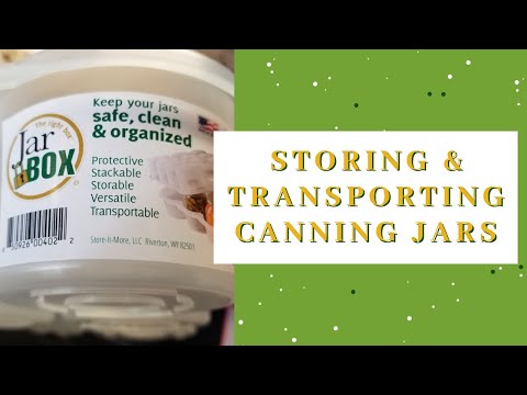 The BEST way to store and move your canning jars!