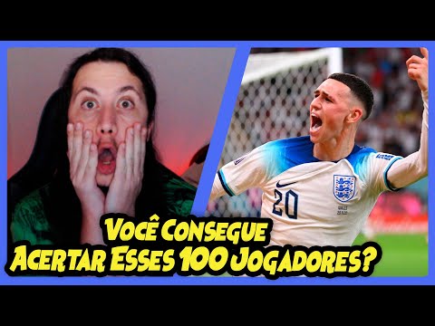 ADIVINHE 100 JOGADORES DE FUTEBOL EM 3 SEGUNDOS | QUIZ DE FUTEBOL 2024 | REACT DO MORENO