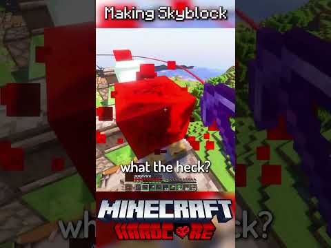 I Made Skyblock in Minecraft Hardcore #4