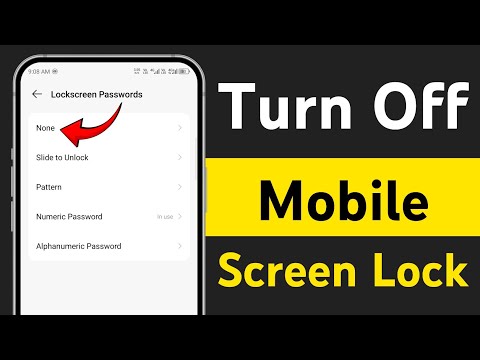 Mobile Se Screen Lock Kaise Hataye | Phone me screen lock kaise hataye