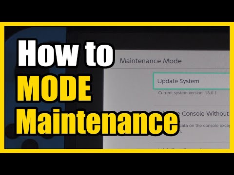 How to Enter the Maintenance Mode on Nintendo Switch (Easy Tutorial)