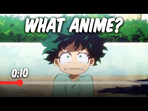 Can you guess the Anime by the first 10 Seconds? [Easy - Hard]