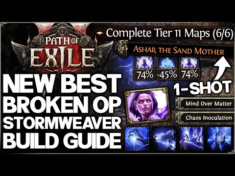 Path of Exile 2 - New Best 1 SHOT EVERYTHING Stormweaver Build Guide - Broken OP Shock Combo Found!