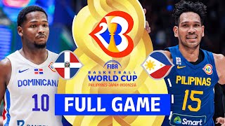 Dominican Republic v Philippines | Full Basketball Game | FIBA Basketball World Cup 2023