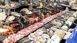 Amazing scale! A seafood cooking master you don't usually see - korean street food