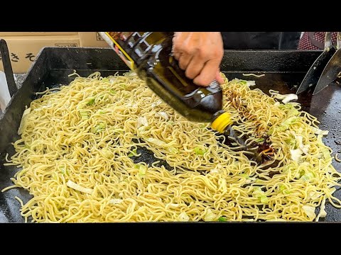 japanese street food - yakisoba compilation 焼きそば