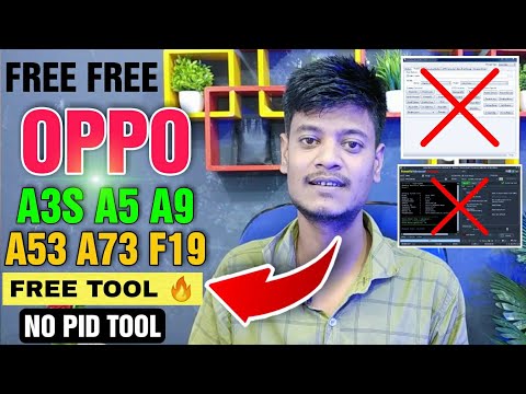 OPPO A53, A3s, A5 2020, A9, A73, A74, Pattern Pin Password Frp Unlock Tool