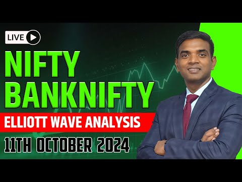 Live Nifty & Bank Nifty Elliott Wave Forecast for Tomorrow | Chartkingz