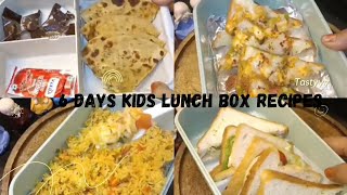 6 days 6 Tiffin Box Recipes For kids 🌸 Tiffin Recipes