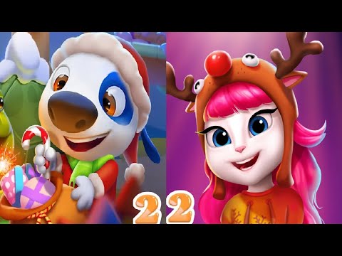 My Talking Angela 2 VS My Talking Hank Islands New Update Christmas 2024 Android iOS Gameplay HD