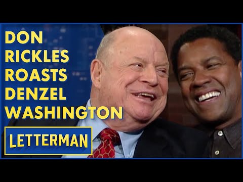 Don Rickles Roasts Denzel Washington & Dave | David Letterman