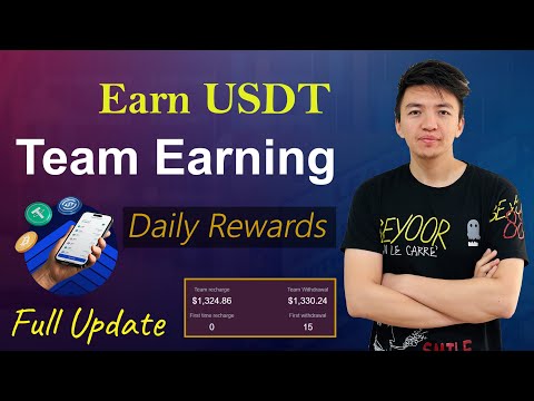 USDT Earning Site Full Update | Team Earning Update | Earn USDT Daily