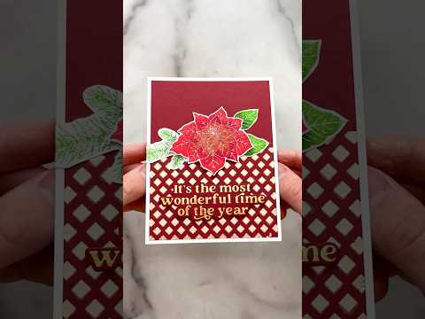 Make an EASY Christmas Card With Me!🎄❤️ ASMR Crafting #asmr #asmrsounds #crafts #christmas