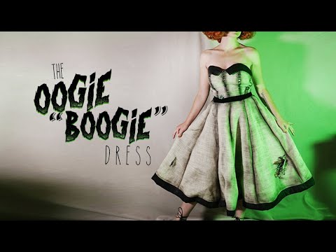 Making an Oogie "Boogie" Dress! (vintage style)