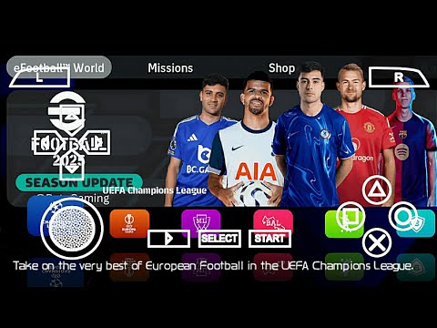 eFootball PES 2025 PPSSPP Lite Version Transfer Update & Faces Camera Ps5 Best Graphics