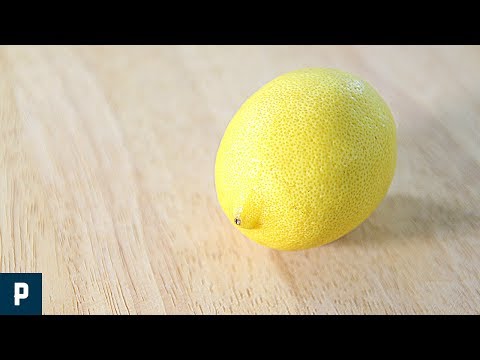 How to wash lemons