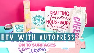 Cricut AutoPress with HTV: How Well Does It Work?