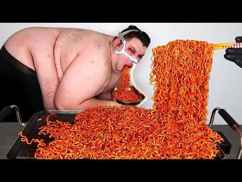 Celebrating My 400 Pound Milestone... Fire Noodle Mukbang