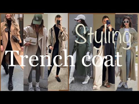 How to style trench coats / outfits trench coat ideas / fashion for winter /2025/ lookbook