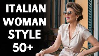 How To Dress Like An Italian Woman Over 50+ | Style tips